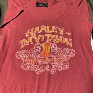 Harley-Davidson Red Graphic Tee